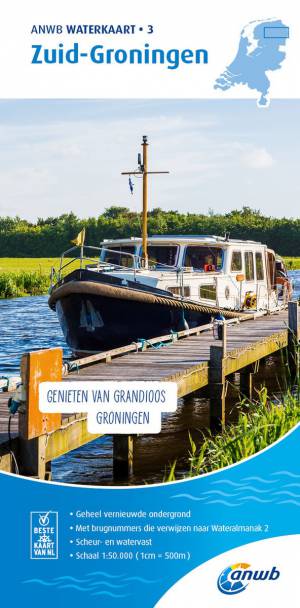 ANWB waterkaart Zuid-Groningen
